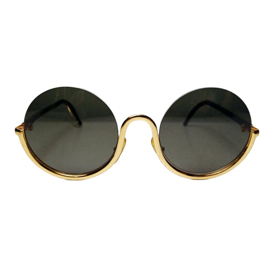 1990's GIANFRANCO FERRÉ round sunglasses made in Italy Model round