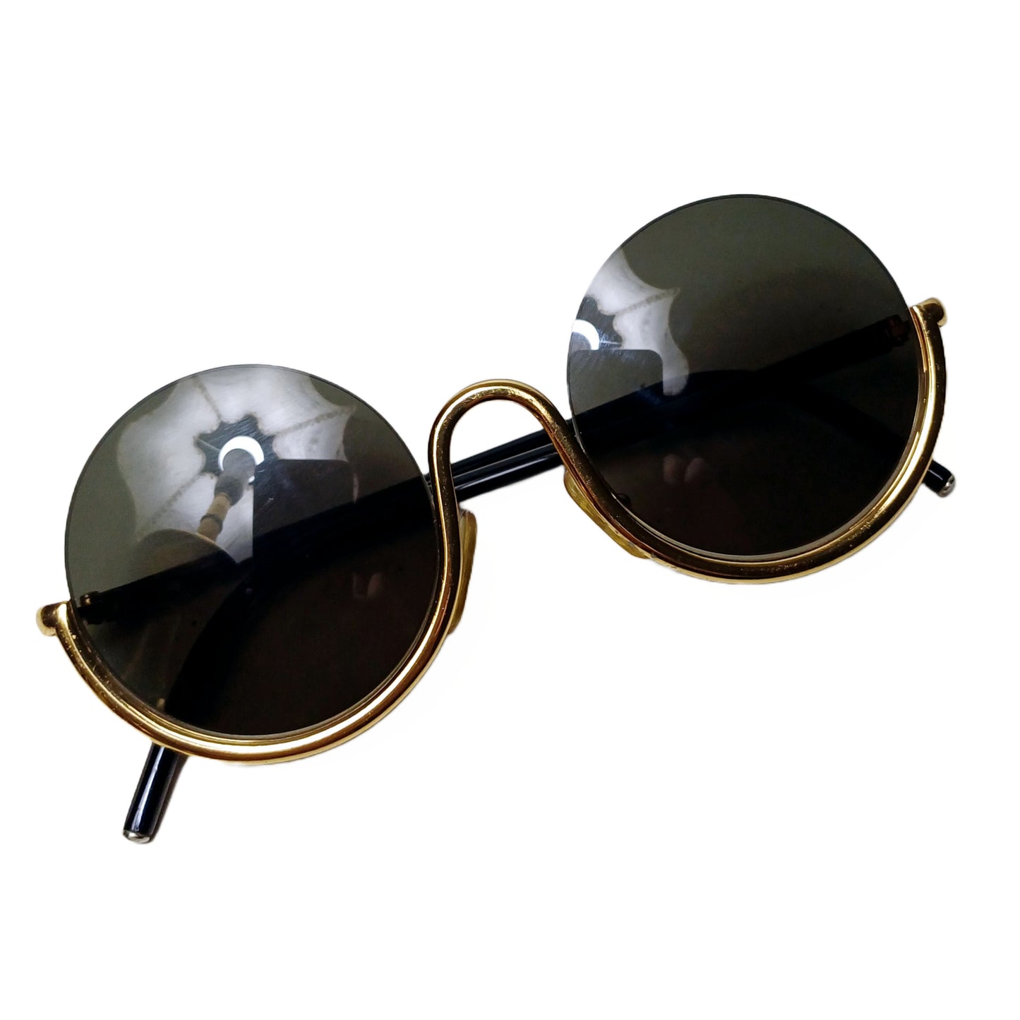 1990's GIANFRANCO FERRÉ round sunglasses made in Italy Model round