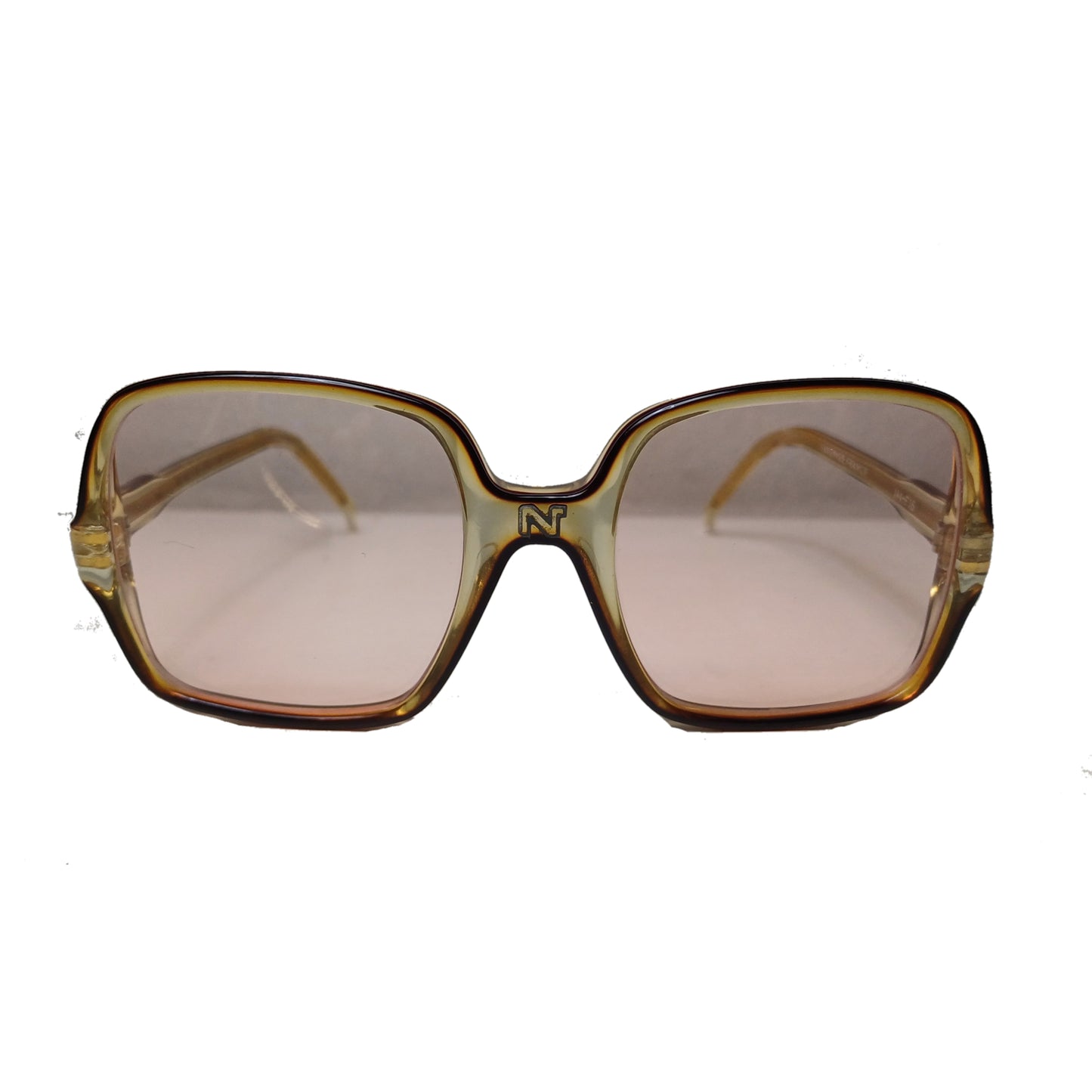 1970's NINA RICCI made in France sunglasses square / lens pink light