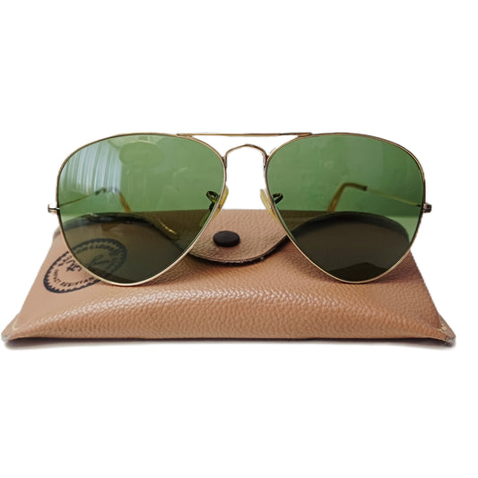 1950's RAYBAN B&L USA 🇺🇲 Oro 12K GF Modelo aviador (pilot Sunglasses)