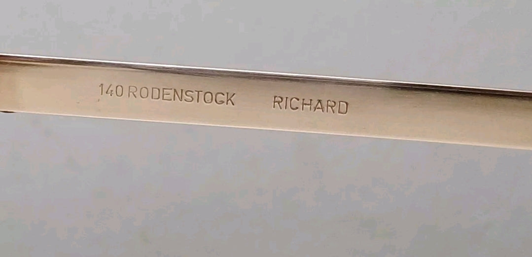 1960's RODENSTOCK model Richard GOLD 12K made in Germany