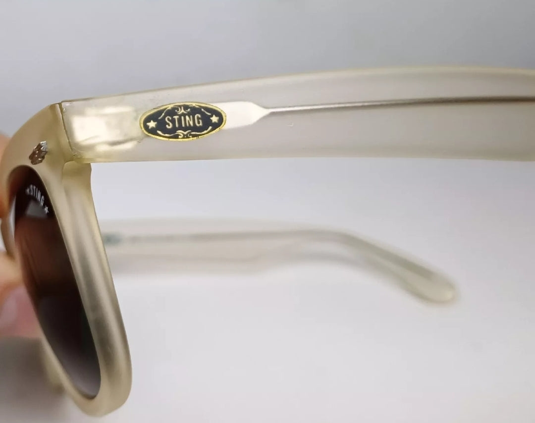 1990's STING sunglasses made in Italy wayfarer