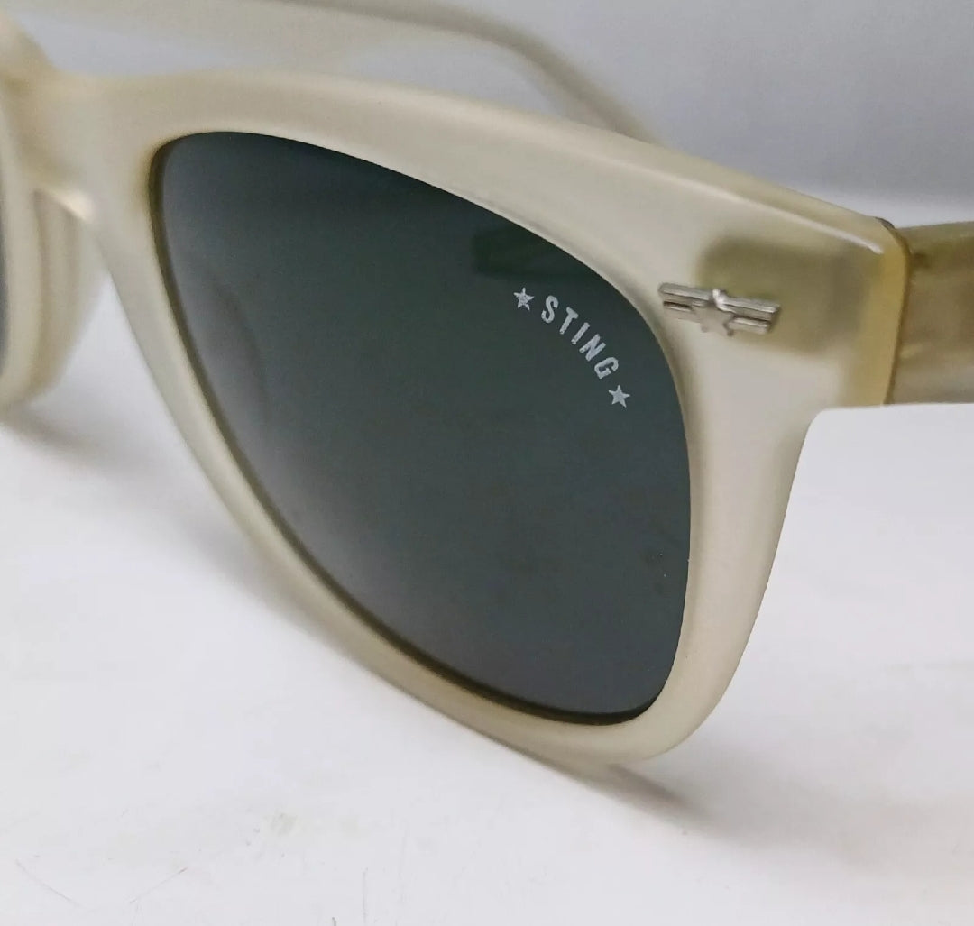 1990's STING sunglasses made in Italy wayfarer