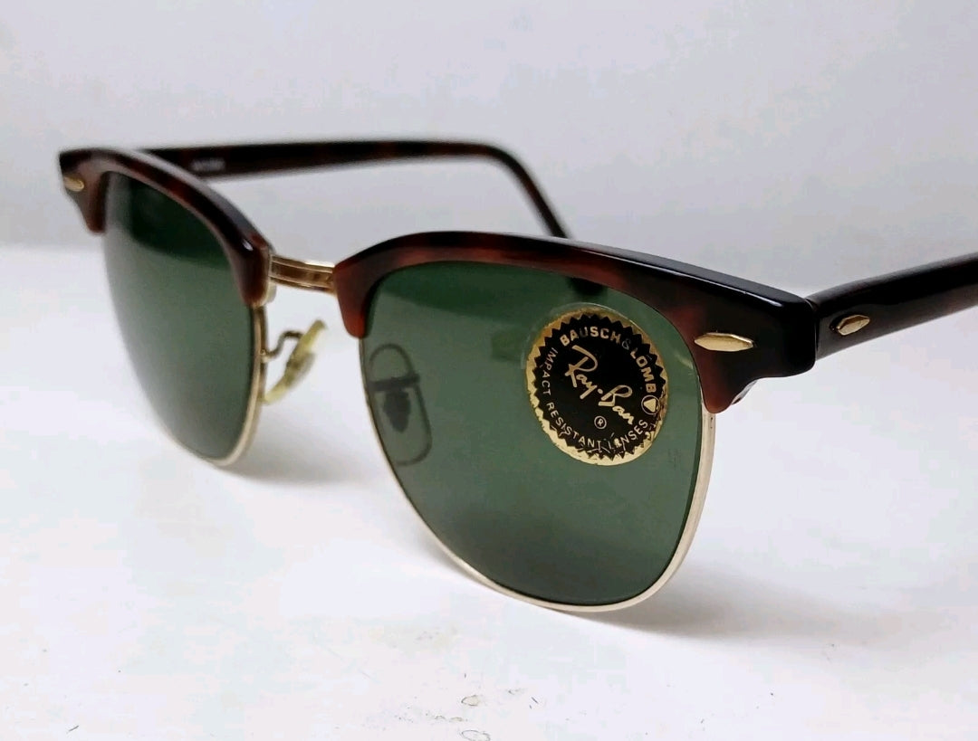 1980's RAYBAN B&L USA Clubmaster W0366 49mm G15