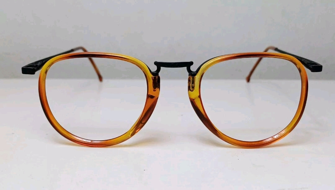 1990's TRUSSARDI made in Italy Action oval eyewear panto glasses