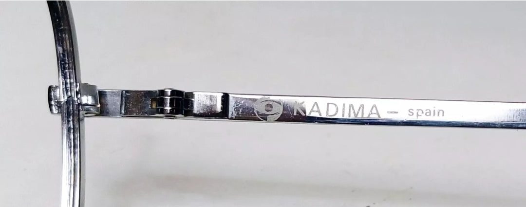 1970's Kadima pilot glasses made in Spain aviator mod. Efren Eyewear Chromed