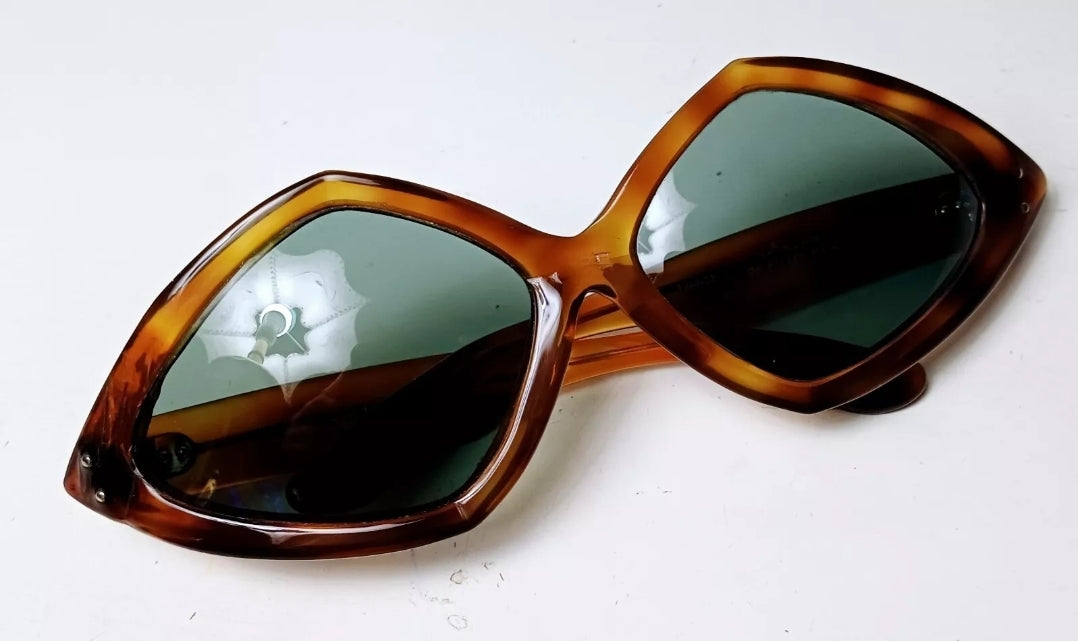 1970's PIERRE MARLY sunglasses model Natacha made in France Rare Model