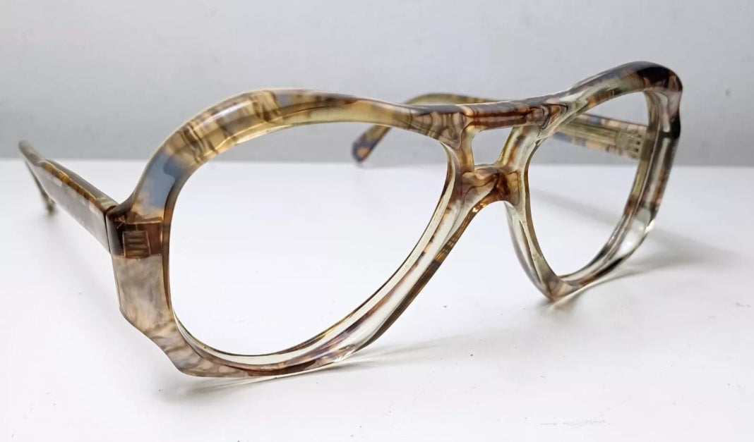 1970's MARINO made in France pilot solid frame aviator eyewear