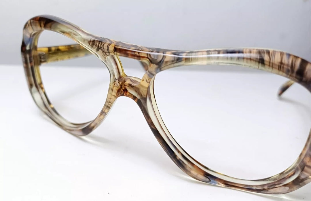 1970's MARINO made in France pilot solid frame aviator eyewear