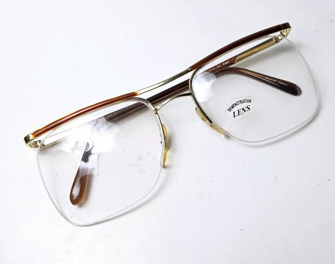 1980's CHRISTIAN DE ROZ pilot glasses made in Japan aviator eyewear