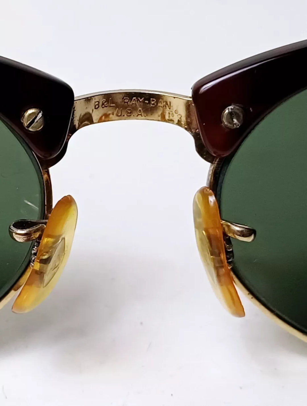 1980's RAYBAN B&L USA Sunglasses model Clubmaster Oval