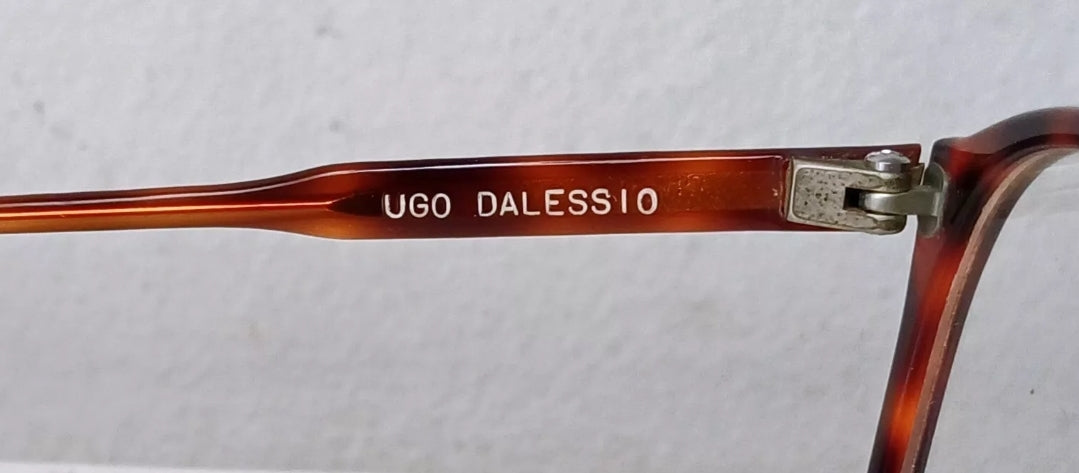 1980's UGO DALESSIO made in Italy model Oslo panto glasses Old School