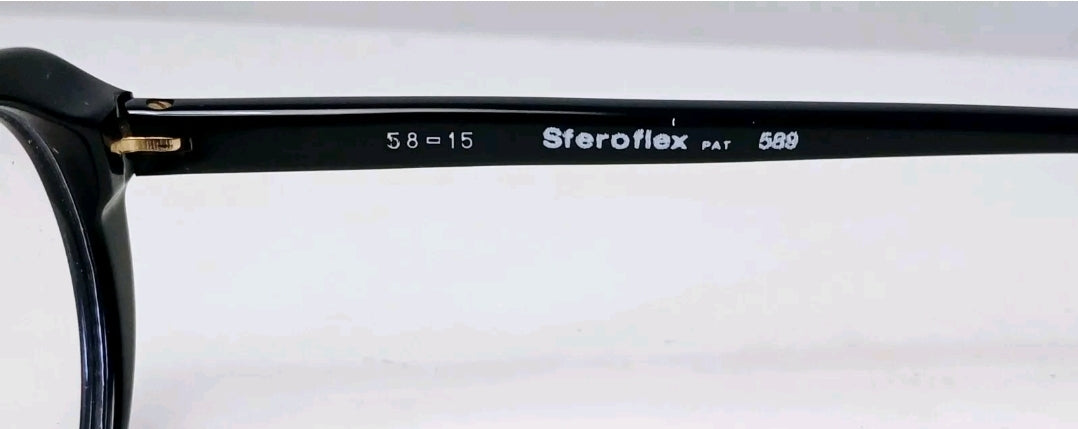 1980's SFEROFLEX made in Italy model Cat Eye oval eyewear