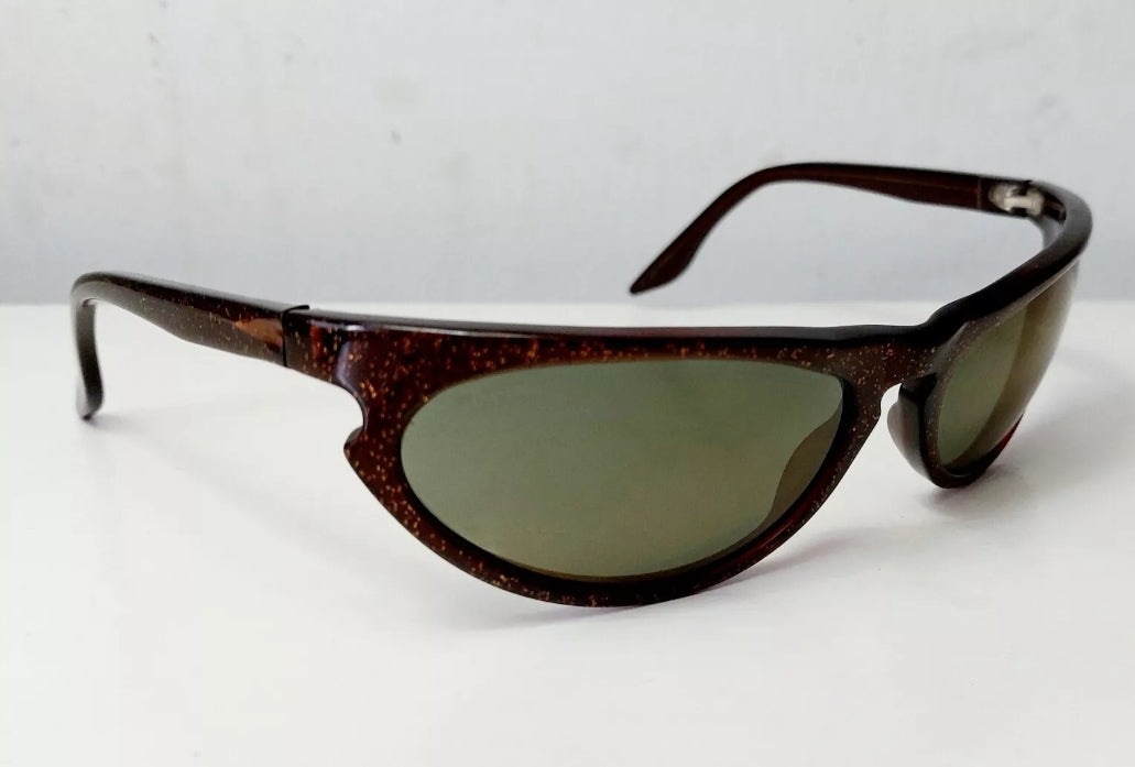 1980's RAYBAN sunglasses B&L USA W2354 SIDESTREET SKYLINE gold mirror matrix