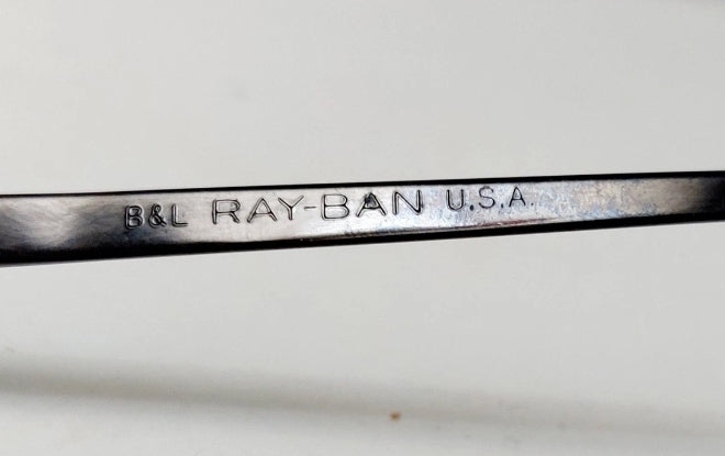 1980's RAYBAN B&L USA modelo SIGNET negro black