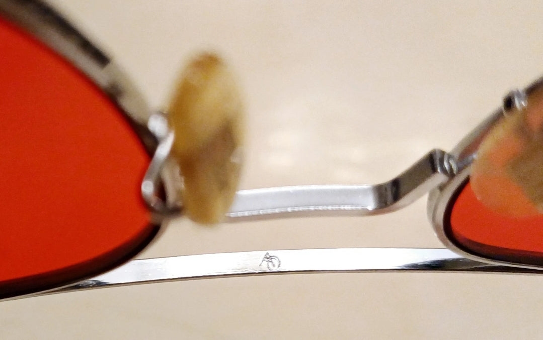 1960-70's AMERICAN OPTICAL pilot Sunglasses Made in USA 58[]20 Aviator Classic