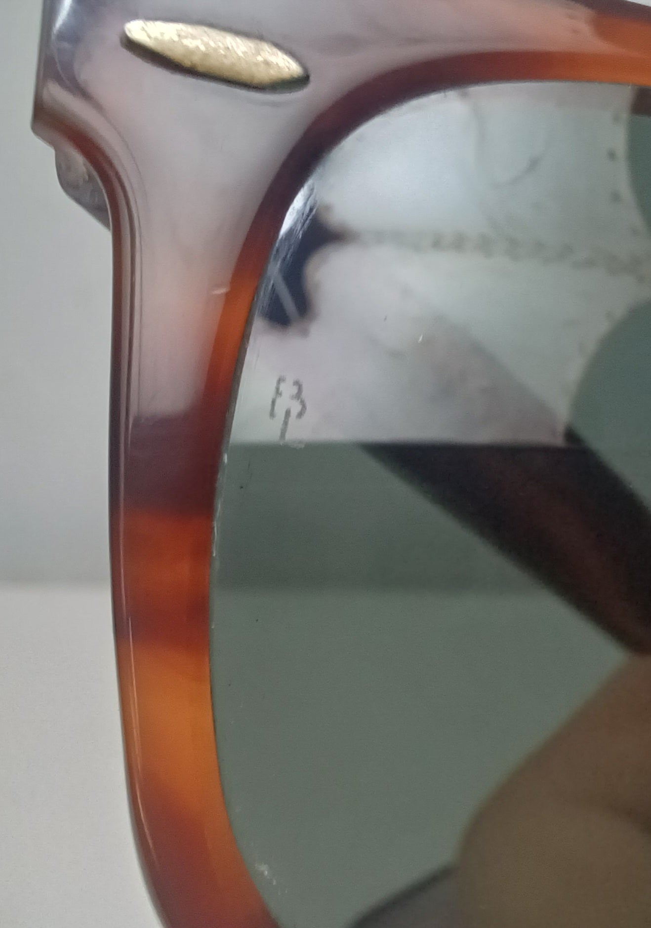 1980's RAYBAN B&L USA 🇺🇲 WAYFARER 50[]22 tortoise Sunglasses